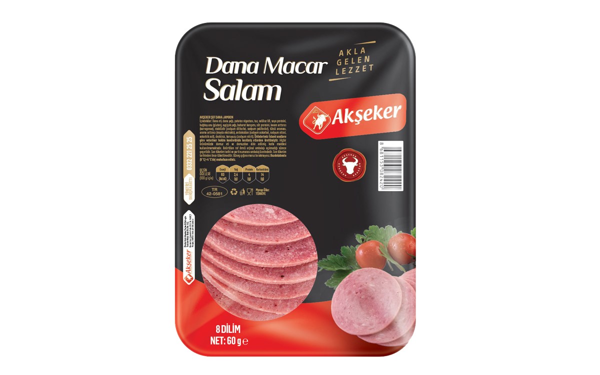 Akşeker Sliced Salami 60 g